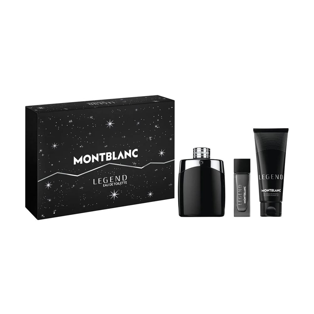 Парфумований набір чоловічий Montblanc Legend Set For Men (туалетна вода, 100 мл + туалетна вода, 15 мл + гель для душу, 100 мл)